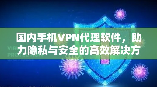 国内手机VPN代理软件，助力隐私与安全的高效解决方案