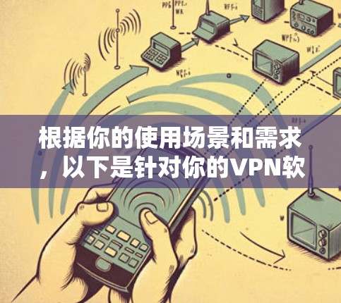 根据你的使用场景和需求，以下是针对你的VPN软件推荐
