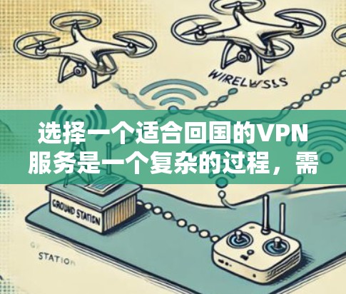 选择一个适合回国的VPN服务是一个复杂的过程，需要综合考虑多个因素。以下是一些步骤性的建议，帮助你更好地选择一个合适的VPN
