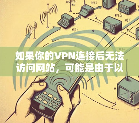 如果你的VPN连接后无法访问网站，可能是由于以下原因