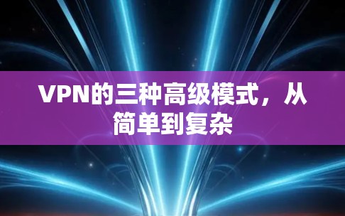 VPN的三种高级模式，从简单到复杂