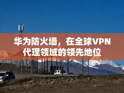 华为防火墙，在全球VPN代理领域的领先地位