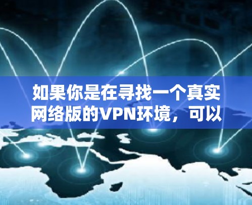 如果你是在寻找一个真实网络版的VPN环境，可以尝试访问以下链接，但请注意，这个链接可能涉及访问真实的网络环境