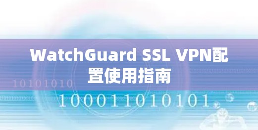WatchGuard SSL VPN配置使用指南