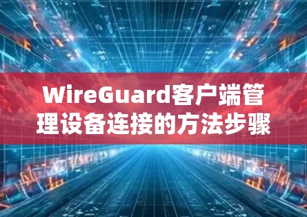 WireGuard客户端管理设备连接的方法步骤如下
