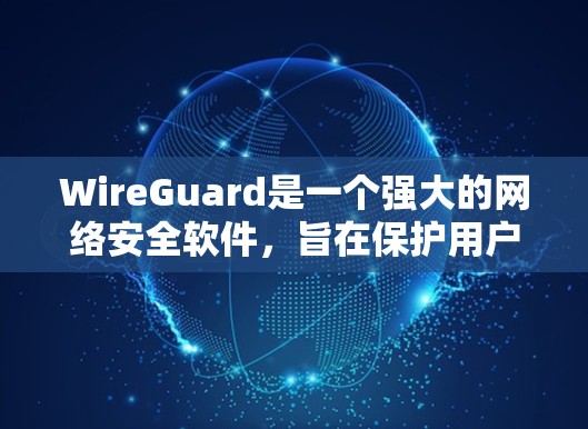 WireGuard是一个强大的网络安全软件，旨在保护用户的数据和网络。以下是使用 WireGuard的步骤说明