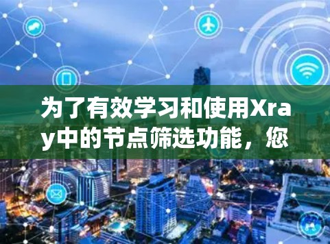 为了有效学习和使用Xray中的节点筛选功能，您可以按照以下步骤进行操作