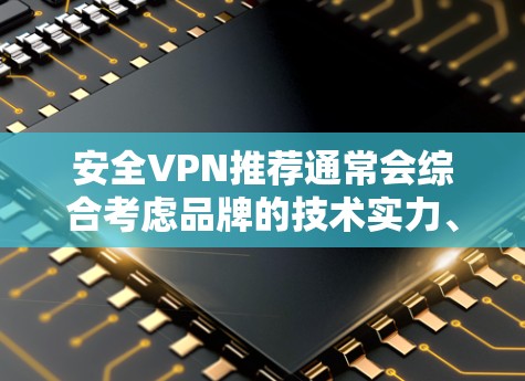 安全VPN推荐通常会综合考虑品牌的技术实力、隐私保护措施以及用户的具体需求。以下是一些主流品牌在隐私保护方面的对比