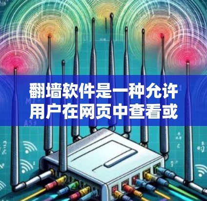 翻墙软件是一种允许用户在网页中查看或下载图片、视频等文件的软件。以下是获取这类软件的常见途径和注意事项 翻墙软件是一种允许用户在网页中查看或下载图片、视频等文件的软件。以下是获取这类软件的常见途径和注意事项