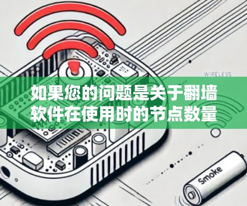 如果您的问题是关于翻墙软件在使用时的节点数量,可能需要更多的上下文来确认您的具体需求。例如,您是指在构建应用时需要多少个节点(如复制文件时使用的复制节点数量)还是在配置翻墙软件时需要控制节点数量? 如果您的问题是关于翻墙软件在使用时的节点数量,可能需要更多的上下文来确认您的具体需求。例如,您是指在构建应用时需要多少个节点(如复制文件时使用的复制节点数量)还是在配置翻墙软件时需要控制节点数量?