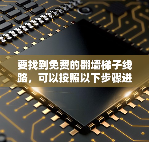 要找到免费的翻墙梯子线路，可以按照以下步骤进行