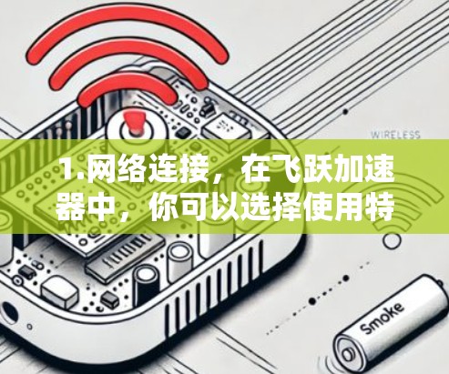 1.网络连接，在飞跃加速器中，你可以选择使用特定的外部网络来加速连接，例如IP地址、域名或服务器地址